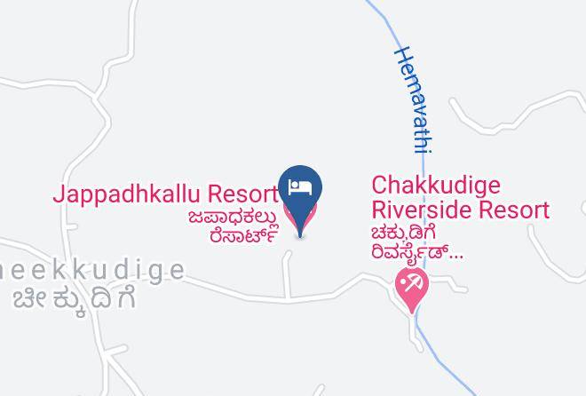 Mudigere - Jappadhkallu Resort Maps