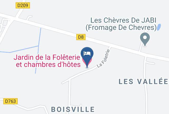 Orne - Jardin De La Foleterie Et Chambres Dhotes Maps