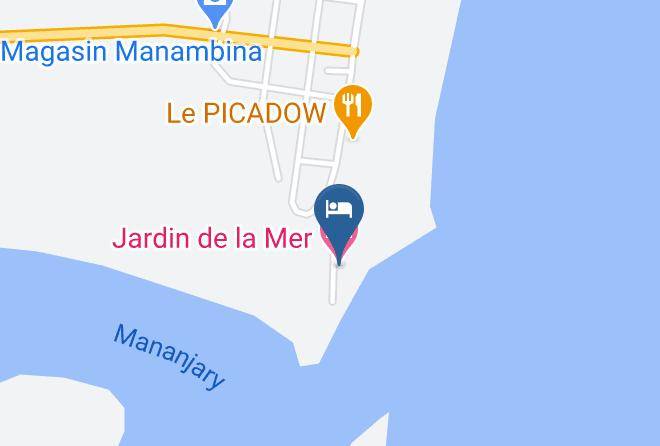 Mananjary - Jardin De La Mer Maps
