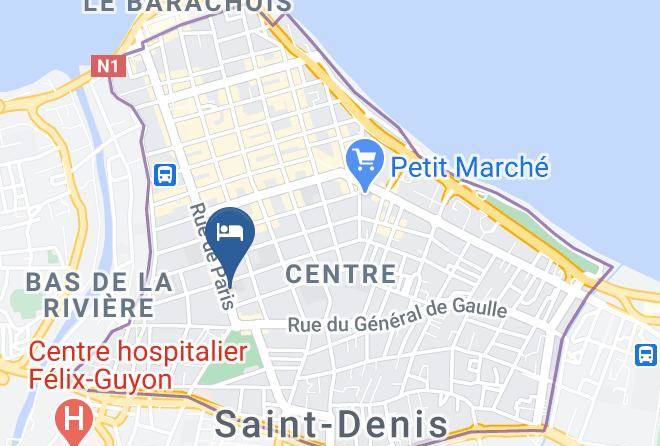 Saint Denis - Jardin De La Roseraie Maps