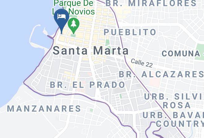 Santa Marta - Jardin Del Duque Hotel Boutique Maps