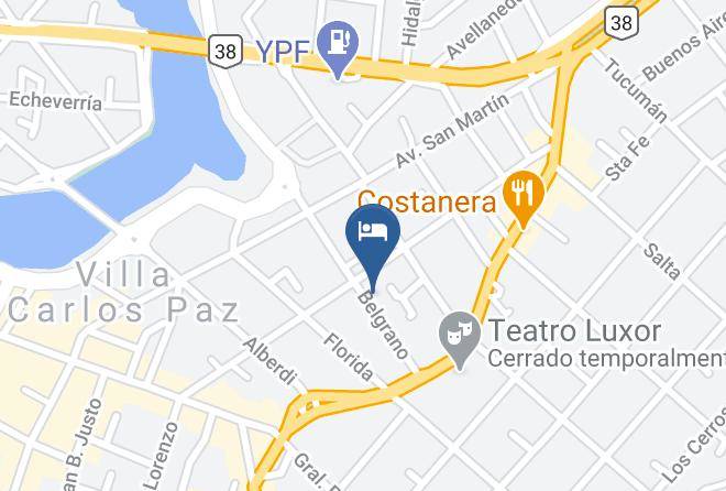Santa Maria Department - Jardin Del Lago Hotel Maps