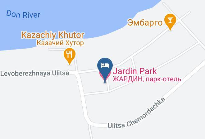 Rostov Na Donu - Jardin Park Hotel Maps