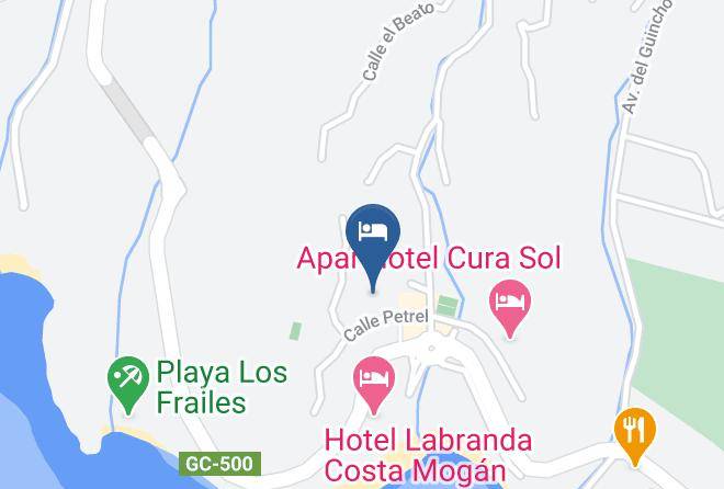 Jardin Playa Del Cura Map