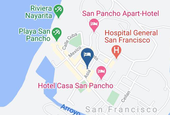 Bahia De Banderas - Jardin San Pancho Maps
