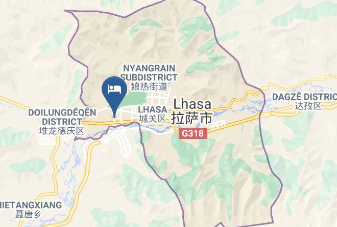 Lhasa - Jardin Secret Hotel Lhasa Maps