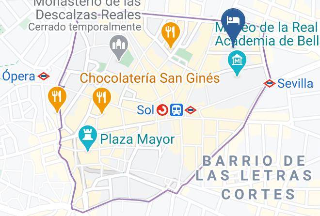 Madrid - Jardines Boutique Maps