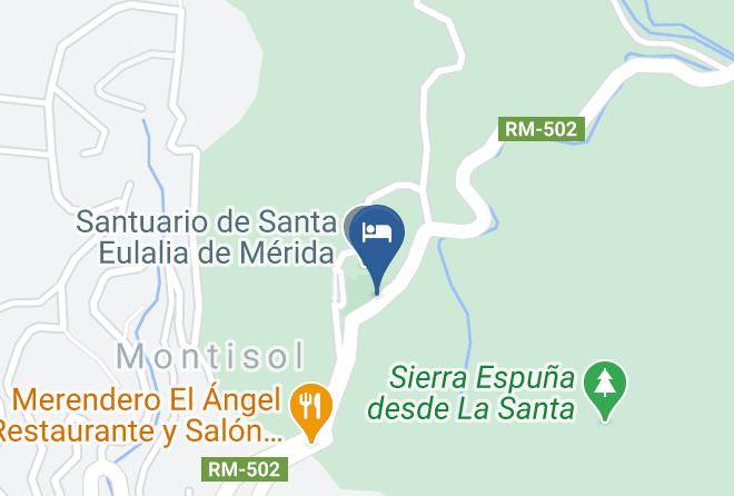 Jardines De La Santa Map