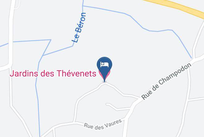 Allier - Jardins Des Thevenets Maps