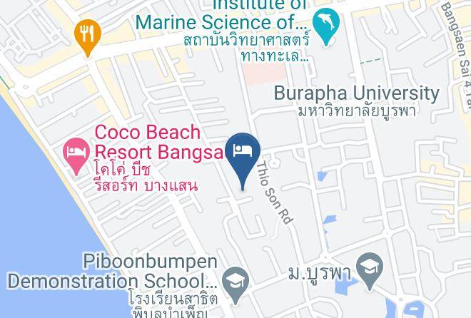 Mueang Chonburi District - Jaroonwej Bangsaen Maps
