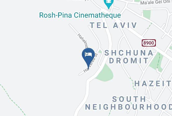 Rosh Pinna - Jasmine Boutique Hotel Maps