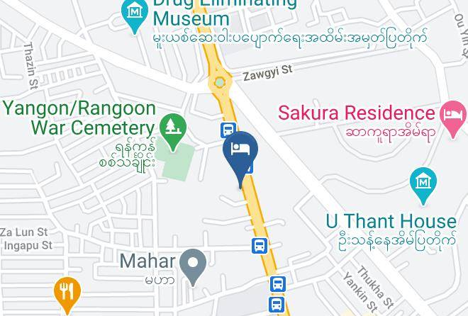 Yangon West - Jasmine Palace Maps
