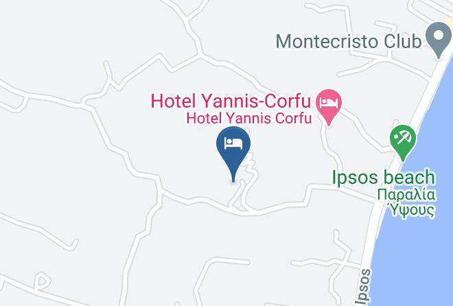 Kerkira - Jason Hotel Maps