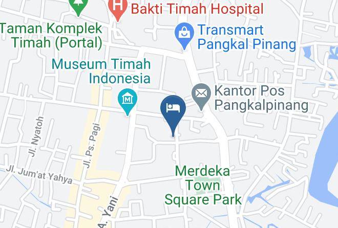 Kota Pangkal Pinang - Jati Wisata Hotel Maps