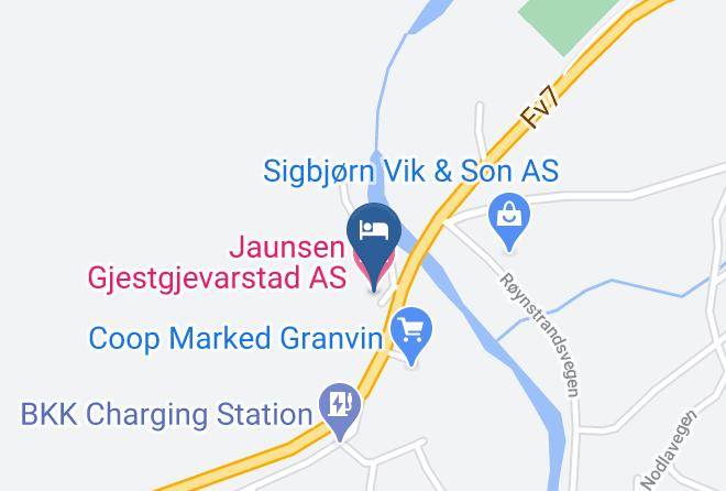 Voss - Jaunsen Gjestgjevarstad As Maps