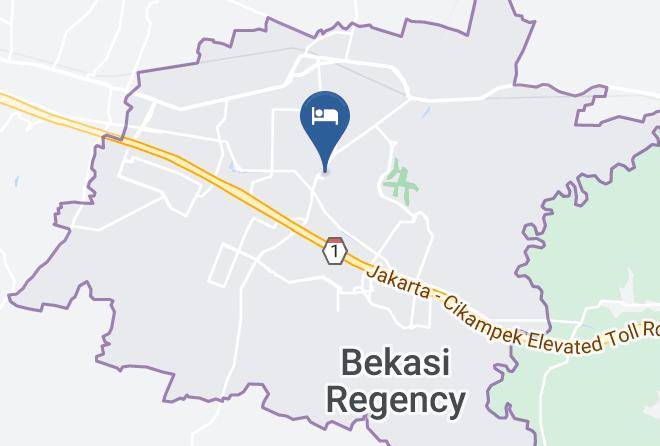 Bekasi Regency - Java Palace Hotel Maps