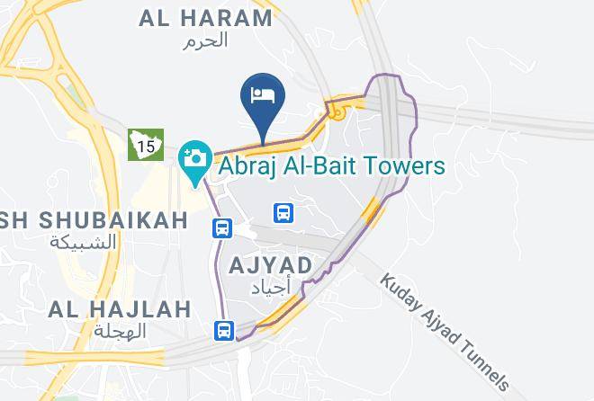 Mecca - Jawad Al Taj Hotel Maps