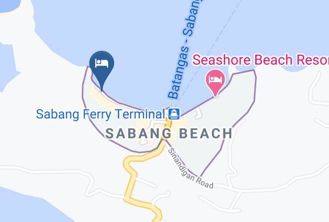 Jay Ang Resort & Dive Map