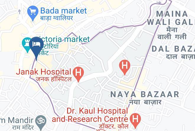 Gwalior - Jay Pee Hotel Maps