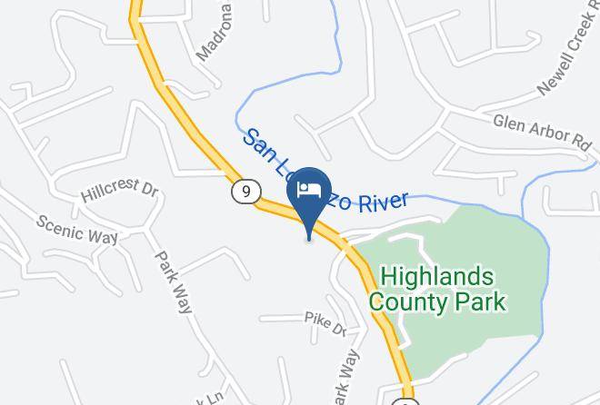 Santa Cruz - Jaye's Timberlane Resort Maps