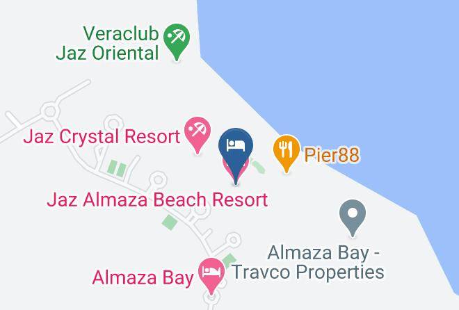 Marsa Matrouh - Jaz Almaza Beach Resort Maps