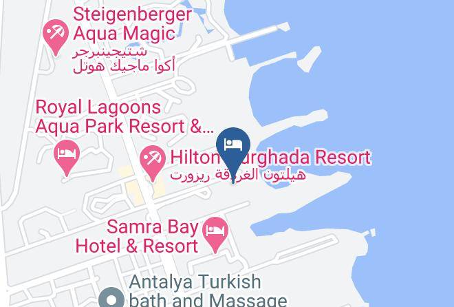 Hurghada - Jaz Casa Del Mar Beach Maps