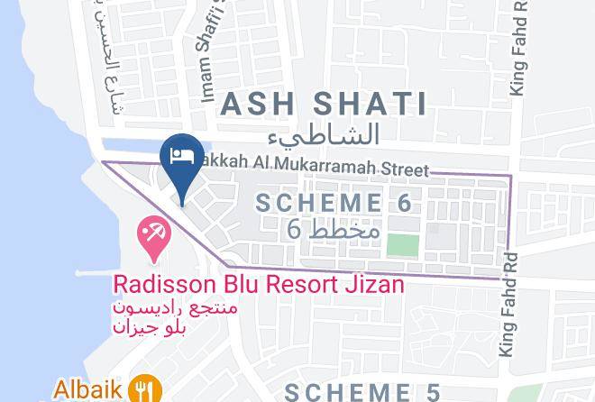 Jazan - Jazan Park Hotel Maps
