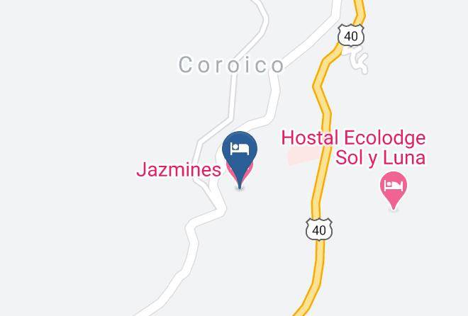 Nor Yungas - Jazmines Hotel Maps