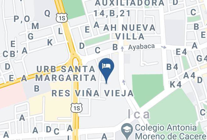 Ica - Jazmines Lodging Maps