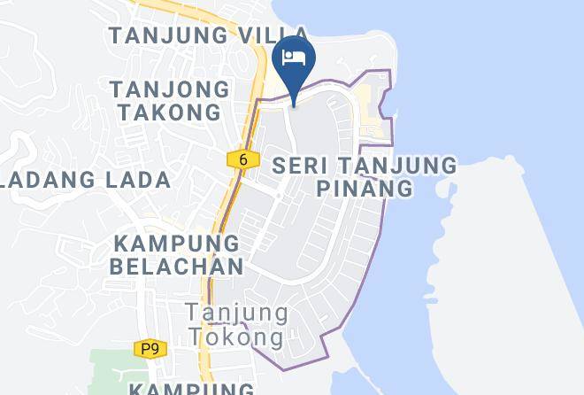 Jazz Hotel Penang Map