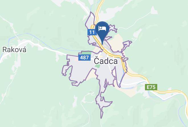 Cadca - Jazz Penzion Maps