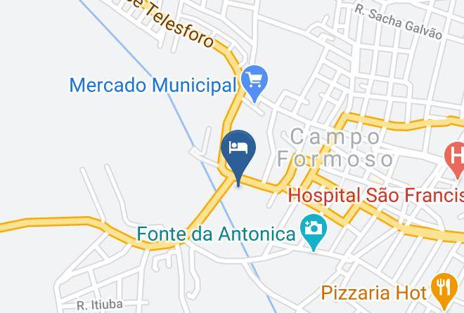 Campo Formoso - Jbs Palace Hotel Maps