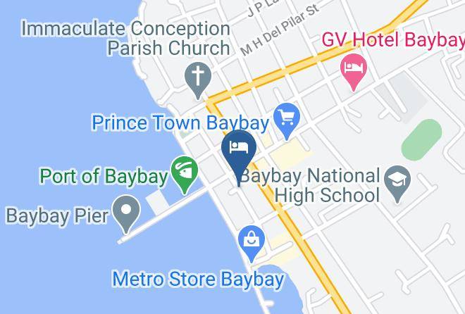 Leyte - Jeamco Royal Hotel Baybay Maps