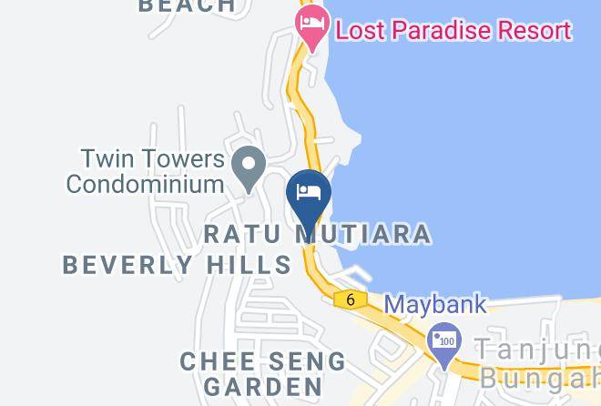 Tanjung Tokong - Jean Cleancomfy Apt Near Beach Maps