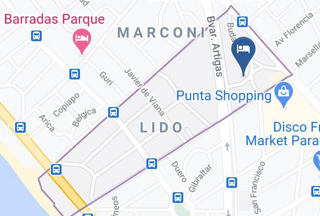 Punta Del Este - Jean Clevers Parque Hotel Maps