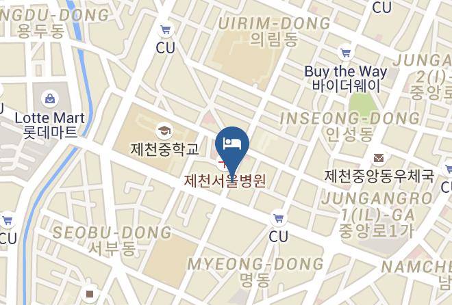Jecheonsi - Jecheon Tourist Hotel Maps