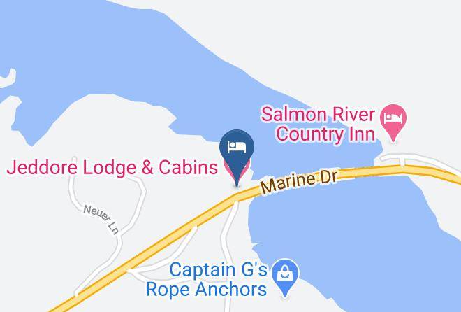 Jeddore Lodge & Cabins Map - Nova Scotia - Halifax