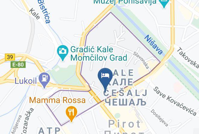 Pirot District - Jednosoban Stan Centar Ela Maps