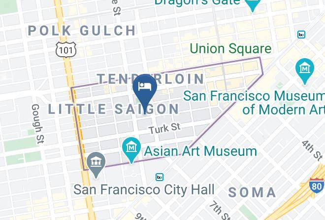 San Francisco - Jefferson Hotel Maps