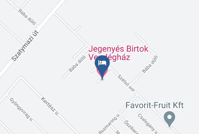 Zsombo - Jegenyes Birtok Vendeghaz Maps