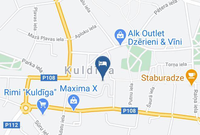 Kuldiga - Jekaba Seta Viesnica & Restorans Maps