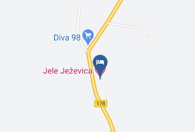 Jele Jezevica Hotel Map