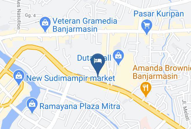 Banjarmasin - Jelita Hotel Maps