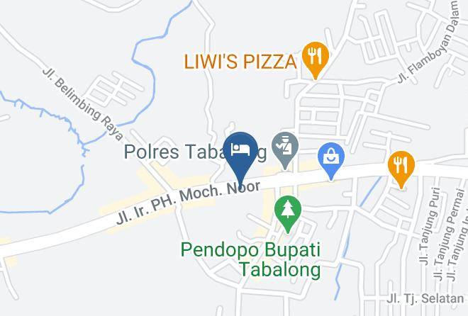 Tabalong Regency - Jelita Tanjung Hotel Maps