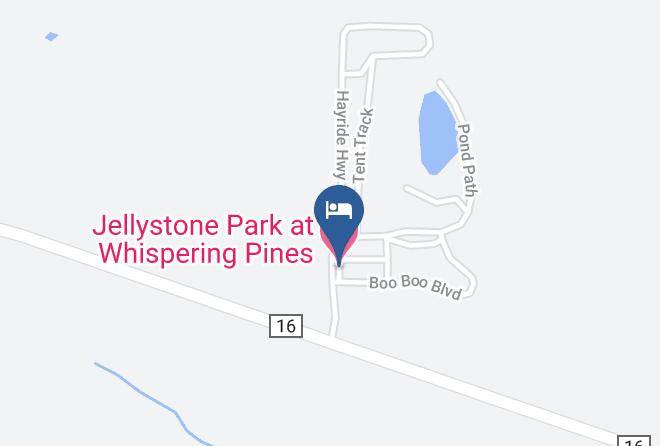 Jellystone Park At Whispering Pines Map