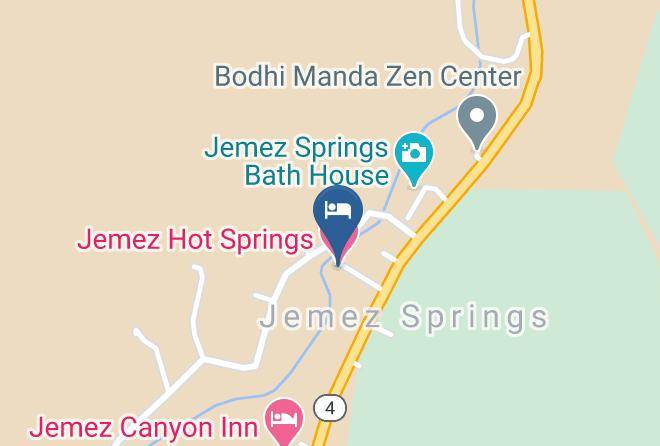Jemez Hot Springs Map
