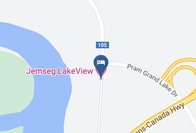Queens - Jemseg Lakeview Motel Maps