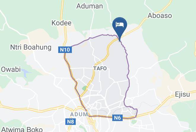 Kumasi - Jenad Hotel Maps