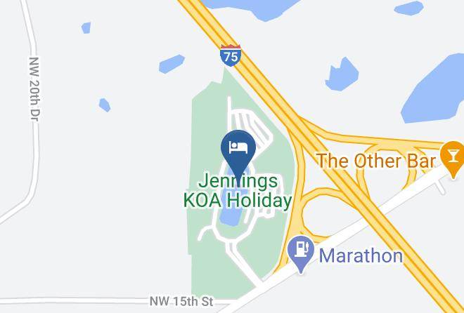 Hamilton - Jennings Koa Holiday Maps