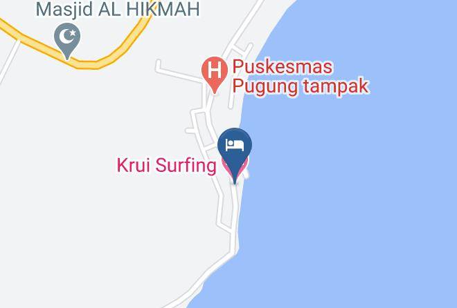 Lampung Barat - Jenny's Surf Losmen Maps
